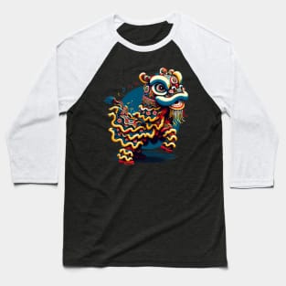 Lion Dance, Colors of the Traditional Lion Dance Baseball T-Shirt